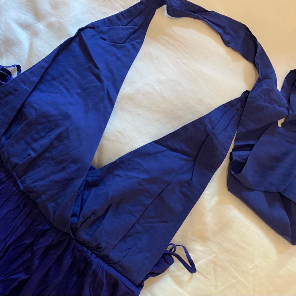 NWT Deletta Anthropologie maxi dress halter top